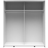 Boxxx omara z drsnimi vrati, bela | Shoptok.si