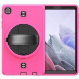 NIKCORP Ovitek za Samsung Galaxy Tab A7 10.4 oklepen z vrtljivim stojalom in ročajem, trislojna zaščita, PC in silikon, roza barva, (5000138965) | Shoptok.si