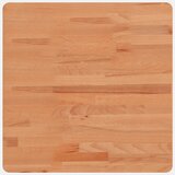  Zidna polica za umivaonik od čelika i masivne bukovine Smeđa 50 x 50 x 2.5 cm | shoptok.hr