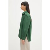Lacoste Traper košulja za žene, boja: zelena, za prijelazno razdoblje, BF2125 | shoptok.hr
