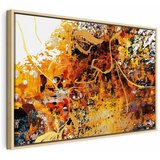  Slika - Kiss Explosion (1 Part) Wide 120x80 U prirodnom drvenom okviru | shoptok.hr