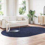  Čupavi tepih s visokim vlaknima NAVARRA tamnoplavi 300x200 cm | shoptok.hr