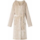  Kupaći kaput s kapuljačom Bež xxxl Flanel | shoptok.hr
