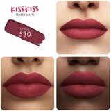 Guerlain KissKiss Tender Matte dugotrajni ruž za usne s mat efektom nijansa 530 Dreamy Rose 3.5 g | shoptok.hr