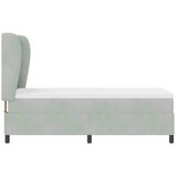  Krevet s opruga kutije Svijetlo siva 200 x 80 cm Baršun | shoptok.hr