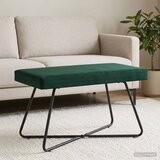  Klupa Tamnozelena 80 x 40 x 45 cm Baršun - Tamnozelena 80 cm Cijene