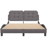  Okvir za krevet bez madraca Zadar sivi 120x200 cm od umjetne kože | shoptok.hr
