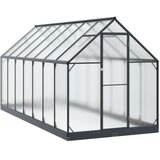  Rastlinjak v vrtu z vrati Antracit 183,5 x 423,5 x 207 cm, (5000288597) | Shoptok.si