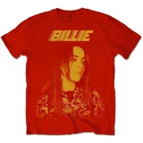 Billie Eilish majica Racer Logo Jumbo 2XL Rdeča