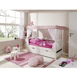 MID.YOU Postelja Z Baldahinom Lino Mini, Bor, Masivno | Shoptok.si