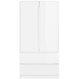 Ormarić s ladicama Visoki Sjaj Bijeli 79,5 x 49 x 156 cm | shoptok.hr