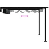 Gazebo Antracit 300 x 300 x 200 cm Poliester | shoptok.hr