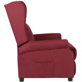  Naslonjač od tkanine crvena boja vina | shoptok.hr