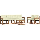  Set vanjskih sofa 7 kom. Prirodna i krem | shoptok.hr