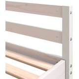  Krevet na kat sa stolom i ljestvama bijeli 160x200 cm borovina | shoptok.hr