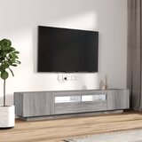 2-dijelni set TV ormarića LED boja hrasta od konstruiranog drva | Eponuda.com