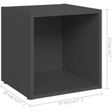 vidaXL TV ormarići 4 kom sivi 37 x 35 x 37 cm od iverice | shoptok.hr