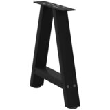  Noge za klub stolić A-oblika 2 kom Crne 50 x (42-43) cm Čelik | shoptok.hr
