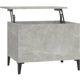 Maison Chic Klubska mizica - kavna mizica - Nizka mizica betonsko siva 60x44,5x45 cm inženirski les, (21755349) | Shoptok.si