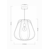 Brilagi LED luster na sajli ARVEN 1xE27/8W/230V prečnik 37 cm bež | Eponuda.com