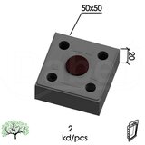 Dabel nogica za komode kn1 siva 50x50x20 mm (2kom) dbp1 | ePonuda.com