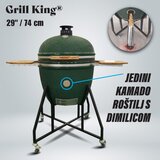 Grill King kamado 29” keramički roštilj s dimilicom i opremom, 74 cm Cijene