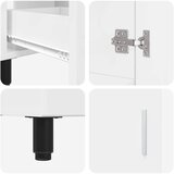  Toaletna jedinica Bijela visokog sjaja 60 x 35 x 60 cm | shoptok.hr