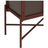 Ixia Opečnato oranžna kovinska vitrina 52x90 cm Harris – | Shoptok.si