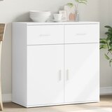 Maison Chic Komoda - Predalnik bela 79x38x80 cm inženirski les, (21716208) | Shoptok.si