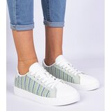 D/CEO marka niezdefiniowana Green women's fabric sneakers Bellisio | ePonuda.com