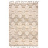Flair Rugs Bež-kremno bela ročno tkana volnena preproga 160x230 cm Greek Key – | Shoptok.si
