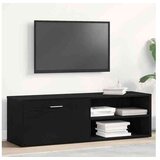 vidaXL TV ormarić crni hrast 120x34x37 cm inženjerski drvo - Crni hrast | shoptok.hr
