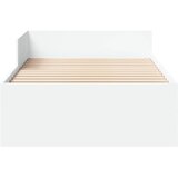 Okvir kreveta s uzglavljem Bijela 80 x 200 cm Konstruirano drvo | shoptok.hr