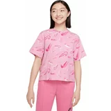 Nike NK NSW TEE BOXY SWOOSHFETTI Ženska majica, ružičasta, veličina