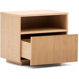 Kave Home Nočna omarica v hrastovem dekorju v naravni barvi Helvine – | Shoptok.si