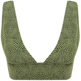 Trendyol Bikini Top - Green - Textured Cene