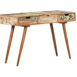 vidaXL Toaletni stolić s ogledalom 112x45x76 cm od obnovljenog drva | shoptok.hr