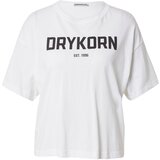 Drykorn Majica 'LUNIE' črna / bela | Shoptok.si