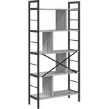  Polica Siva Sonoma 75 x 30 x 156 cm Konstruirano drvo | shoptok.hr
