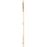 vidaXL Stensko posteljno vzglavje 204x3x110 cm trdna borovina | Shoptok.si