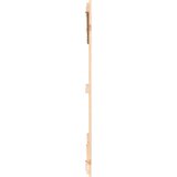 vidaXL Zidno uzglavlje 204x3x110 cm od masivne borovine | shoptok.hr
