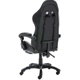 vidaXL Racing stol z oporo za noge črno in kamuflažno umetno usnje | Shoptok.si