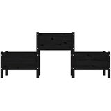  Sadilica crna 178,5 x 44 x 75 cm od masivne borovine | shoptok.hr