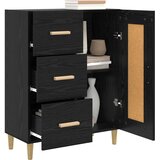  Kreveta Crni hrast 69,5 x 34 x 90 cm Konstruirano drvo | Eponuda.com