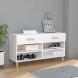 Ormarić za cipele bijeli 102 x 35 x 55 cm od konstruiranog drva | shoptok.hr