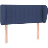 Maison Chic vzglavna omarica - nočna omarica - posteljna omarica z ušesi modro 83x23x78/88 cm blago, (21711818) Cene