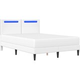  Okvir za krevet Bijela 140 x 190 cm Umjetna koža - Bijela 140 x 190 cm | shoptok.hr