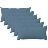  Jastuk s jastukom HEERLEN 6 kom. Traper plava Tkanina - Trapere plave boje 40 x 70 cm 6 | shoptok.hr