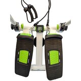 ModernHome fitness steper s ručkama crno-bijeli | shoptok.hr