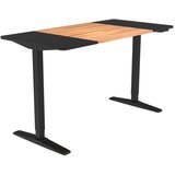 XXXL Pisalna Miza Milan, Črna, Hrast, El. Nastavljiva | Shoptok.si